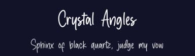 Crystal Angles by Balpirick Studio — Script Handwritten Font — thumbnail 2