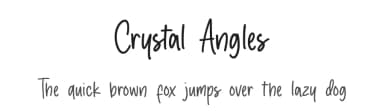 Crystal Angles by Balpirick Studio — Script Handwritten Font — thumbnail 1