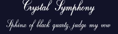 Crystal Symphony by Herofonts — Script Handwritten Font — thumbnail 2