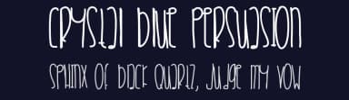Crystal Blue Persuasion by Des Gomez — Script Handwritten Font — thumbnail 2
