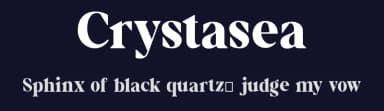 Crystasea by Aluyeah Studio — Serif Font — thumbnail 2