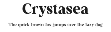 Crystasea by Aluyeah Studio — Serif Font — thumbnail 1