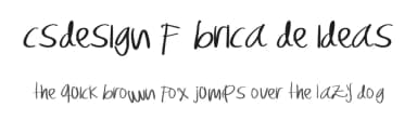 CSDesign Fábrica de ideas by csdesign — Script Handwritten Font — thumbnail 1
