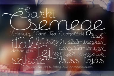 Csemege Font by Roland Hüse Design — Script Handwritten Font — thumbnail 1