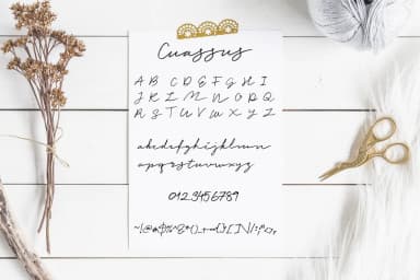 Cuassus Font by Studio_Art — Script Handwritten Font — thumbnail 6