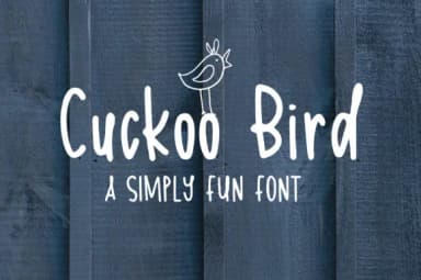 Cuckoo Bird Font by affinitygrove — Script Handwritten Font — thumbnail 1