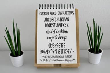 Cuckoo Bird Font by affinitygrove — Script Handwritten Font — thumbnail 4