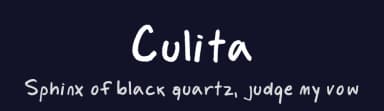 Culita by Antipixel — Script Handwritten Font — thumbnail 2