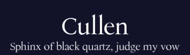Cullen by Alphabet&Type® — Dingbats Font — thumbnail 2