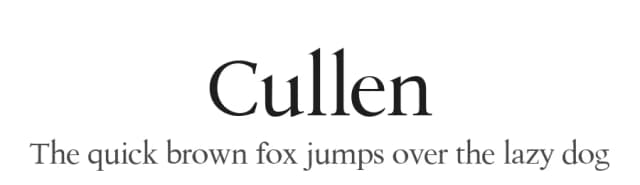 Cullen by Alphabet&Type® — Dingbats Font