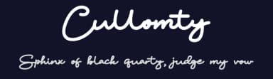 Cullomty by Jadatype — Script Handwritten Font — thumbnail 2