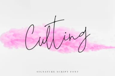 Culting Font by Pasha Larin — Script Handwritten Font — thumbnail 1