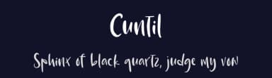 Cuntil by Abo Daniel Studio — Script Handwritten Font — thumbnail 2