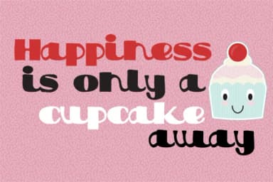 Cupcake Face Font by Illustration Ink — Script Handwritten Font — thumbnail 4