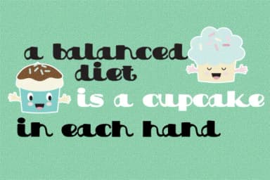 Cupcake Face Font by Illustration Ink — Script Handwritten Font — thumbnail 5