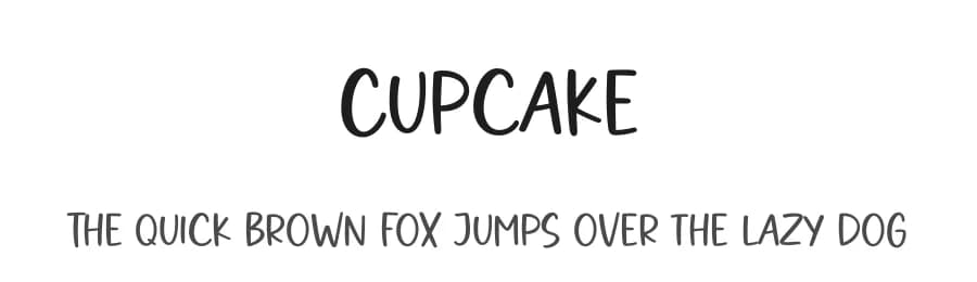 Cupcake by Nirmala Creative — Script Handwritten Font