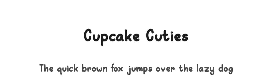 Cupcake Cuties by Ibra Creative Studio — Script Handwritten Font — preview 1