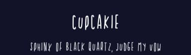 Cupcakie by pixelcolours — Script Handwritten Font — thumbnail 2