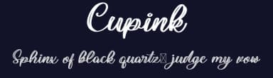 Cupink by Calligraphy Fonts — Script Handwritten Font — thumbnail 2