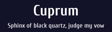 Cuprum by Jovanny Lemonad — Sans Serif Font — thumbnail 2