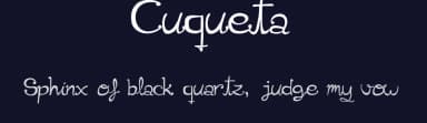 Cuqueta by Lluis Rafols — Script Handwritten Font — thumbnail 2