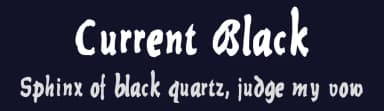 Current Black by Manfred Klein — Script Handwritten Font — thumbnail 2