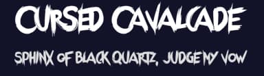 Cursed Cavalcade by Chequered Ink — Script Handwritten Font — thumbnail 2