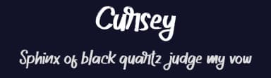 Cursey by Vunira Design — Script Handwritten Font — thumbnail 2