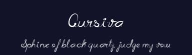Cursiva by Danilo Miguel — Script Handwritten Font — thumbnail 2