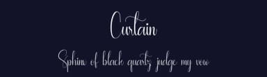 Curtain by Behind the Ink — Script Handwritten Font — thumbnail 2