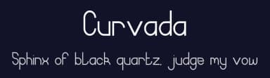 Curvada by Conor Green — Sans Serif Font — thumbnail 2