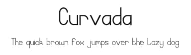 Curvada by Conor Green — Sans Serif Font — thumbnail 1