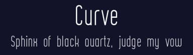 Curve by 38.lineart — Sans Serif Font — thumbnail 2