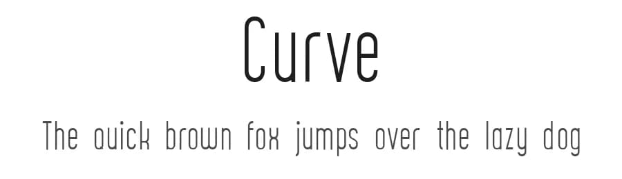 Curve by 38.lineart — Sans Serif Font