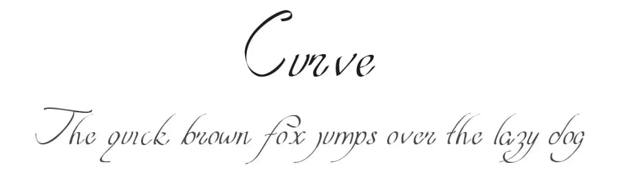 Curve by Jair Andrade — Script Handwritten Font