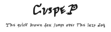 Cuspe.P by Pâmela Rodrigues — Script Handwritten Font — thumbnail 1