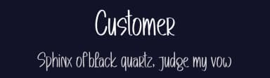 Customer by Etik Fatimah — Script Handwritten Font — thumbnail 2