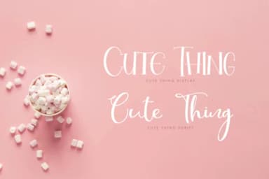 Cute Thing Duo Font by Khurasan — Script Handwritten Font — thumbnail 8