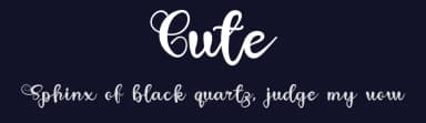 Cute by Design Vector10 — Script Handwritten Font — thumbnail 2