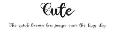 Cute by Design Vector10 — Script Handwritten Font — thumbnail 1