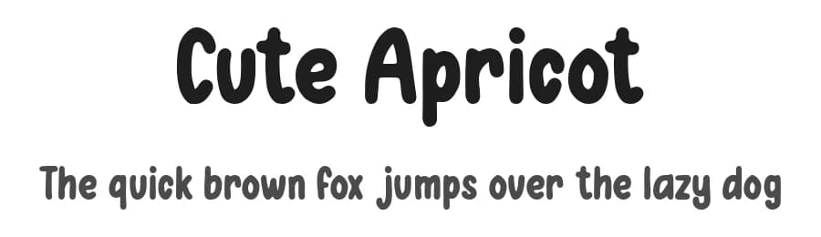 Cute Apricot by Hanna Bie — Script Handwritten Font