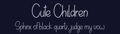 Cute Children by Etik Fatimah — Script Handwritten Font — thumbnail 2