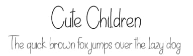 Cute Children by Etik Fatimah — Script Handwritten Font — thumbnail 1