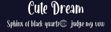 Cute Dream by RaisProject — Script Handwritten Font — thumbnail 2