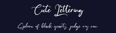 Cute Lettering by Arlila Foundation — Script Handwritten Font — thumbnail 2