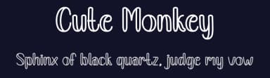 Cute Monkey by Andi Moz — Script Handwritten Font — thumbnail 2