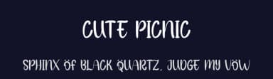 Cute Picnic by Andi Moz — Script Handwritten Font — thumbnail 2