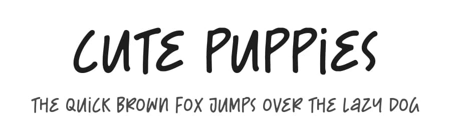 Cute Puppies by Letterative Studio — Script Handwritten Font
