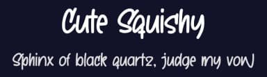 Cute Squishy by Gassstype — Script Handwritten Font — thumbnail 2