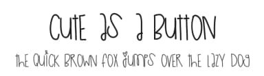 Cute As A Button by Des Gomez — Script Handwritten Font — thumbnail 1
